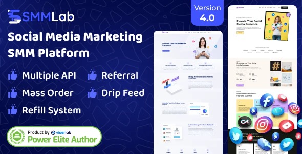 SMMLab - Social Media Marketing SMM Platform
