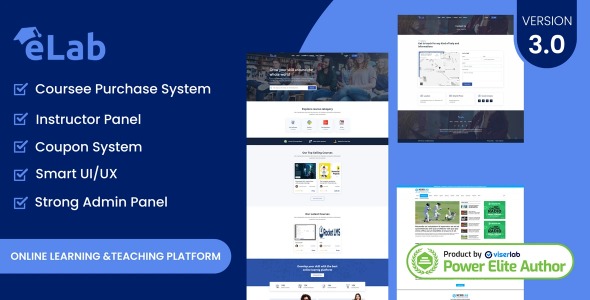 eLab - Online Learning And Teaching Platform