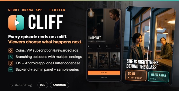 Cliff | Short Drama Streaming App with Branching Episodes