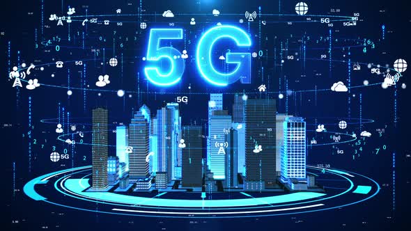 5g Network Smart City Big Data Information Platform Signal Transmission