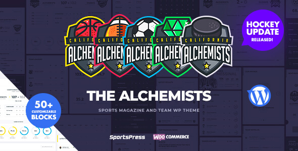 Alchemists - Sports, eSports & Gaming Club and News WordPress Theme