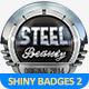 Metal Badges Template Pack Vol 2 - GraphicRiver Item for Sale