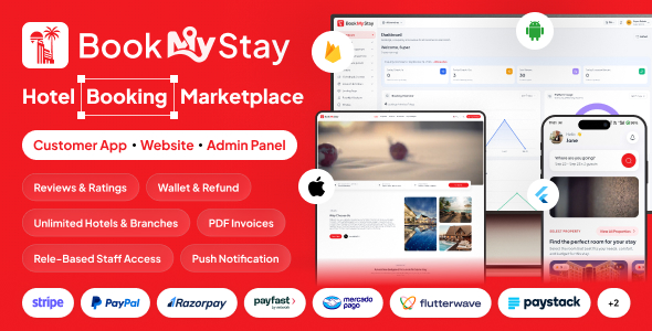 BookMyStay | Multi-Branch Hotel Booking App with Admin Panel