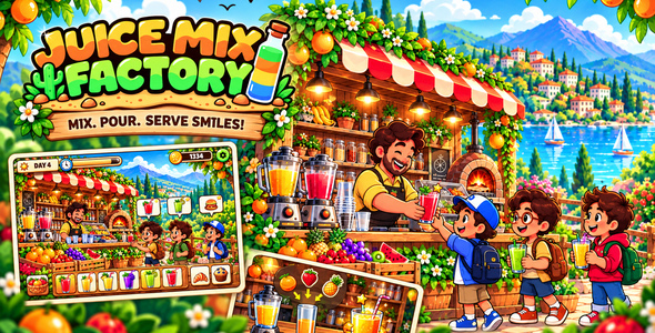 Juice Mix Factory | HTML5 Game