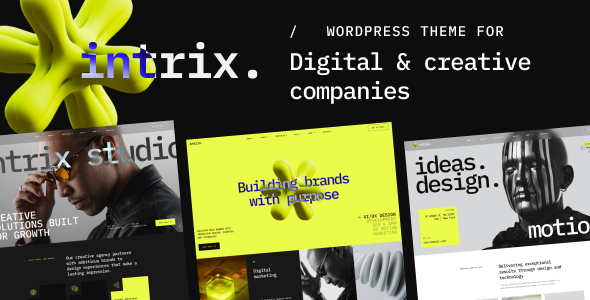 Intrix - Digital & Creative Agency WordPress Theme