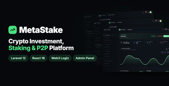 Metastake – Web3 HYIP Investment & P2P Trading Platform with Staking, KYC & Referral System