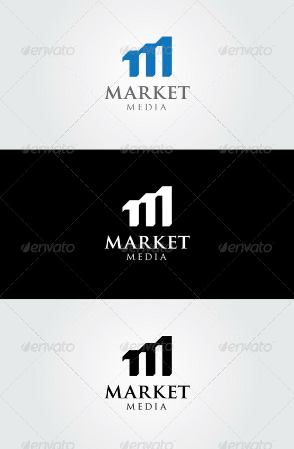 Market Media Logo Template