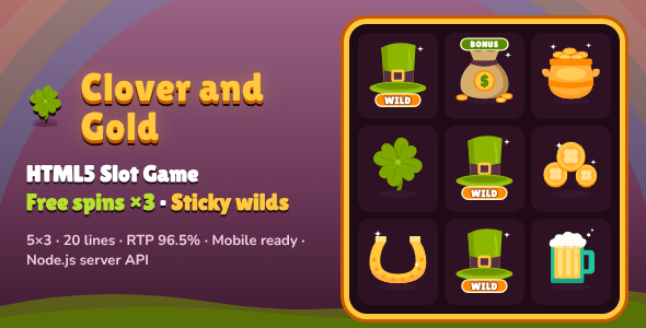 Clover and Gold | HTML5 Game