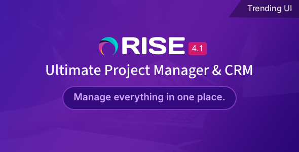 RISE - Ultimate Project Manager & CRM
