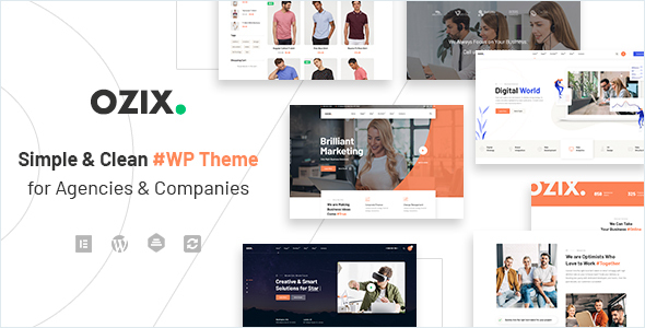 Ozix - Agencies and Companies WordPress Theme