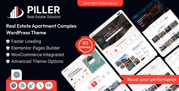 Piller – Real Estate WordPress Theme