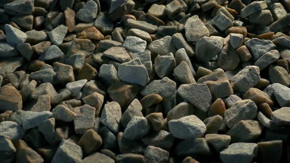 Moving Over Gravel Stones Path