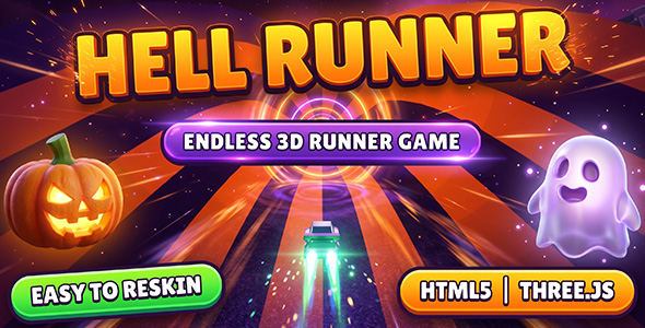 HELL RUNNER - THREE.JS | HTML5