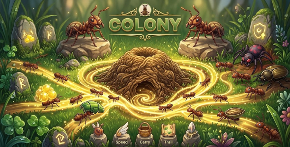 Colony | Ant Territory Simulation HTML5 Game