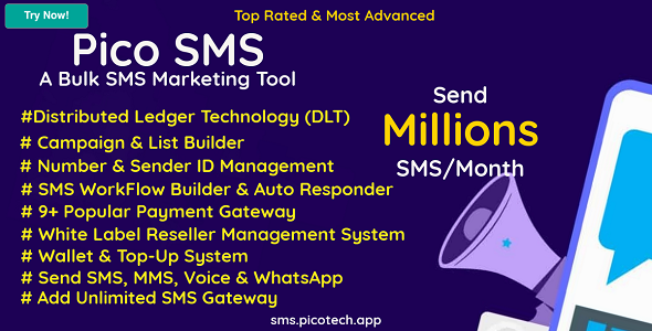 PicoSMS - A Bulk SMS Marketing Tool