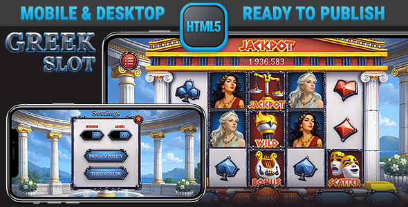 Greek Slot | HTML Responsive Casino Game