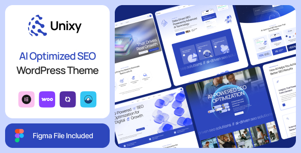 Unixy - AI SEO Optimization WordPress Theme