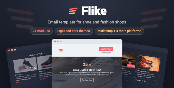 Flike | Shoe and Fashion Shop Email Template