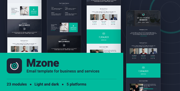 Mzone | Creative Business Email Template