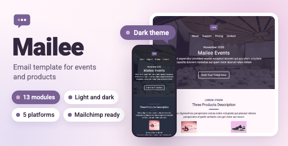 Mailee | Multipurpose Event and Product Email Template