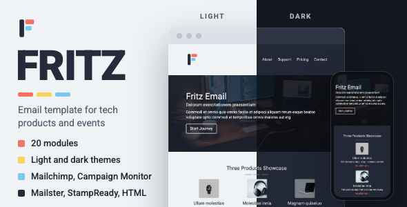 Fritz | Multipurpose Tech Products Email Template