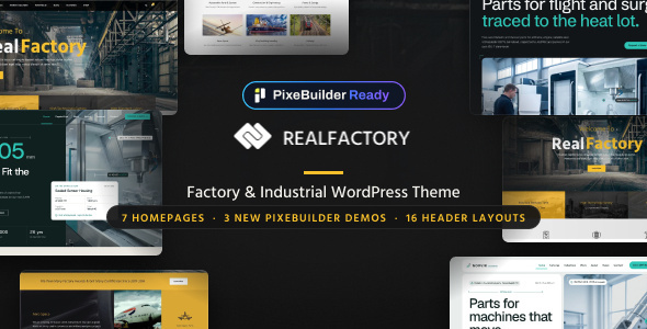 Real Factory - Construction WordPress