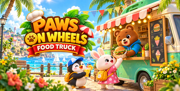 Paws on Wheels | HTML5 Merge Serve Game