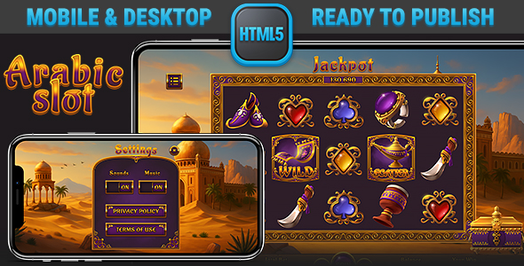 Arabic Slot | HTML Responsive Casino Game