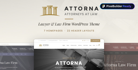 Attorney - Lawyer & Law Firm WordPress