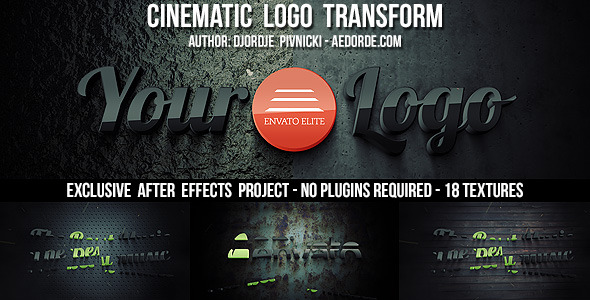 Cinematic Logo Transform alt