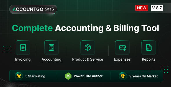AccountGo SaaS - Accounting and Billing Tool