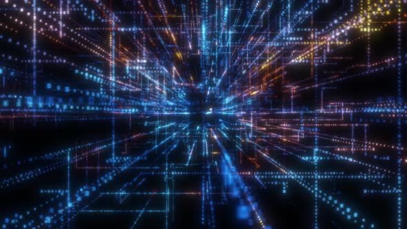 3D Big Data Digital Tunnel alt