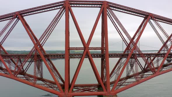 A Bridge Spanning the Forth of Firth in Edinburgh Scotland