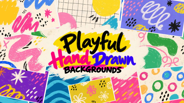 Playful Hand Drawn Backgrounds