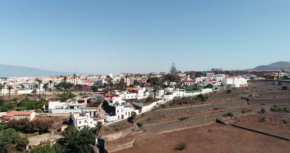 Telde Neighbourhood In Gran Canaria Aerial Footage