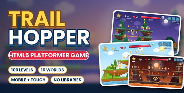 Trail Hopper | HTML5 Platformer Game