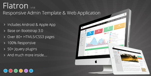 Flatron - Responsive Admin Template & Web App