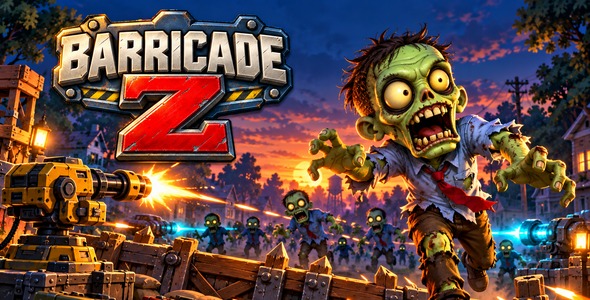 Barricade Z | HTML5 Zombie Merge Tower Defense Game With 14 Languages