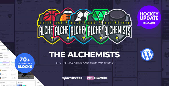 Alchemists - Sports, eSports & Gaming Club and News WordPress Theme