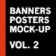 Banners / Poster Mock-Up Vol.2 - GraphicRiver Item for Sale