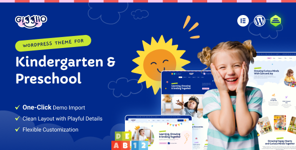 Giggilo - Kindergarten & Preschool WordPress Theme