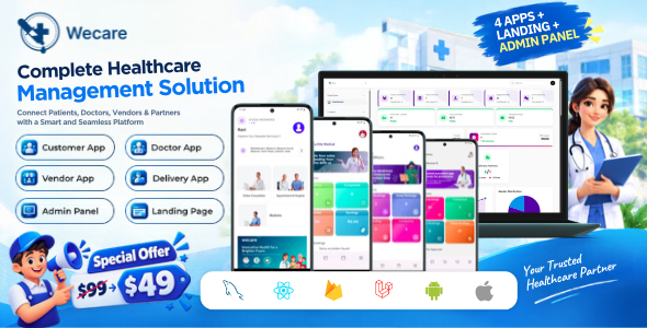 WeCare – Multi-Hospital, Doctor Booking & Telemedicine System