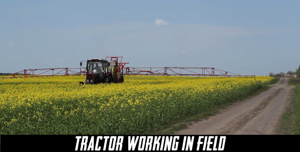 Tractor Working In Field 5