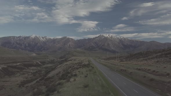 Road in Southern Alps