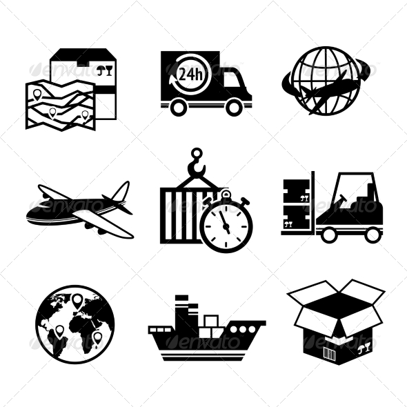 Logistic Icons Set