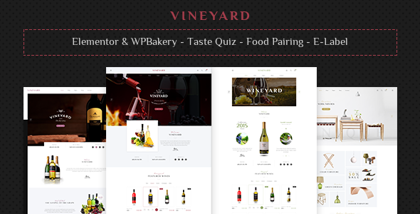 Vineyard - Winery & Wine Shop WooCommerce Theme