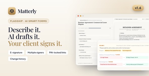 Matterly - Law Firm Management SaaS With Smart Forms