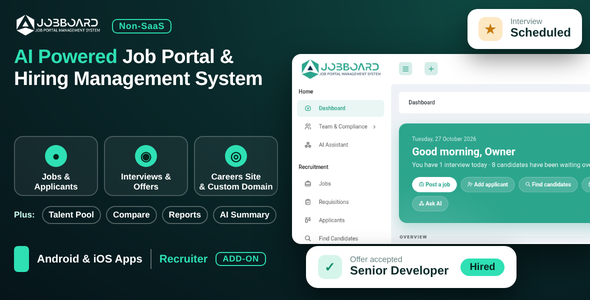 Job Board - AI Powered Job Portal & Hiring Management System