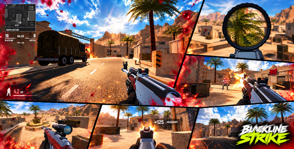 Blackline Strike: Desert Warfare | HTML5 3D FPS Game