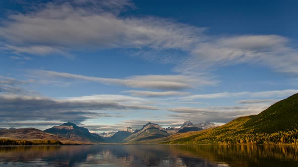 Clouds Move Over Montana Mountain Lake / Videohive